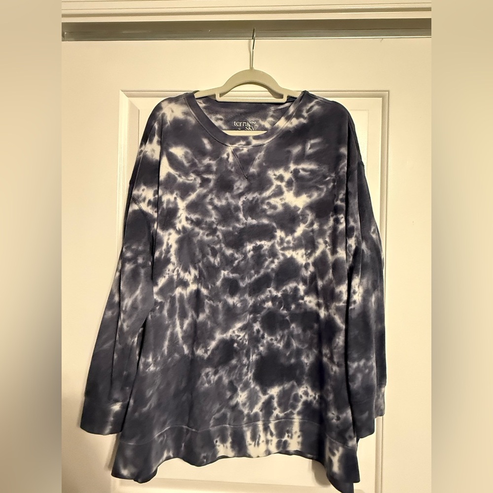 Terra & Sky Blue Tie-Dye Sweatshirt
